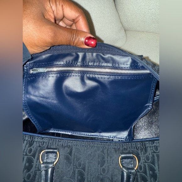 Vintage Navy Dior Trotter Bag. Comes with COA! - Picture 5 of 13